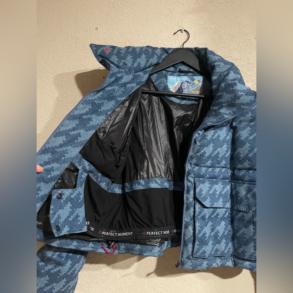 Perfect Moment Navy Houndstooth Ski Jacket - Picture 10 of 13